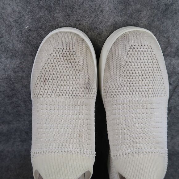 Steve Madden Shoes Womens 7 Sneakers Slip On Casual Fashion Knit White Platform - Picture 9 of 16